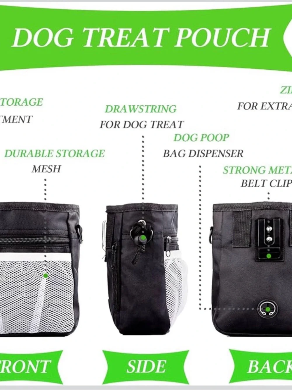 Dog Training pouch with 2 clickers. New in Package